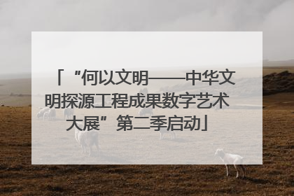 “何以文明——中华文明探源工程成果数字艺术大展”第二季启动