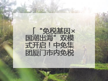 “免税基因×国潮出海”双模式开启！中免集团厦门市内免税店正式开业
