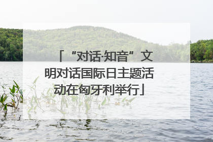 “对话·知音”文明对话国际日主题活动在匈牙利举行