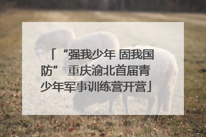 “强我少年 固我国防” 重庆渝北首届青少年军事训练营开营
