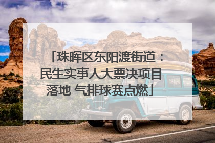 珠晖区东阳渡街道：民生实事人大票决项目落地 气排球赛点燃