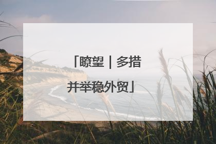 瞭望｜多措并举稳外贸