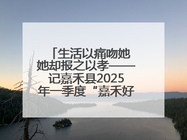 生活以痛吻她 她却报之以孝——记嘉禾县2025年一季度“嘉禾好人”罗何周