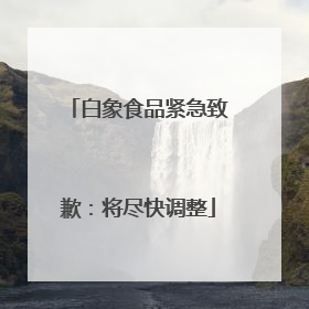 白象食品紧急致歉：将尽快调整