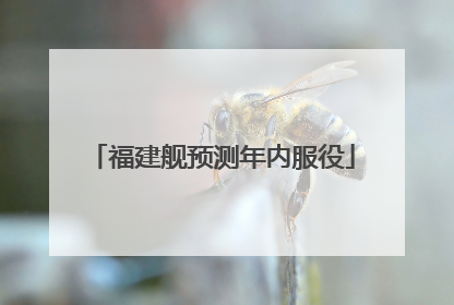 福建舰预测年内服役