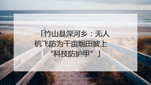 竹山县深河乡：无人机飞防为千亩烟田披上“科技防护甲”
