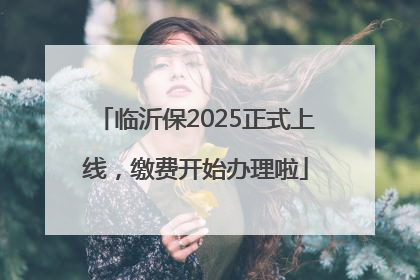 临沂保2025正式上线，缴费开始办理啦