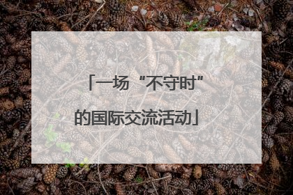 一场“不守时”的国际交流活动