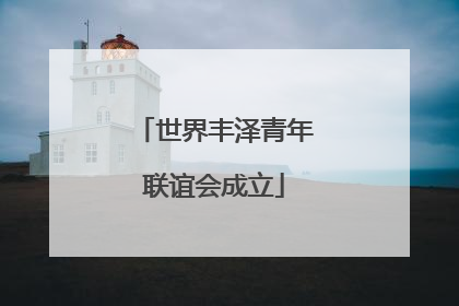 世界丰泽青年联谊会成立