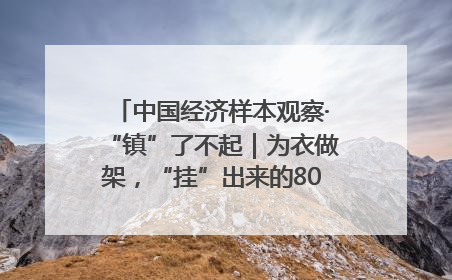 中国经济样本观察·“镇”了不起｜为衣做架，“挂”出来的80亿元“衣架产业”