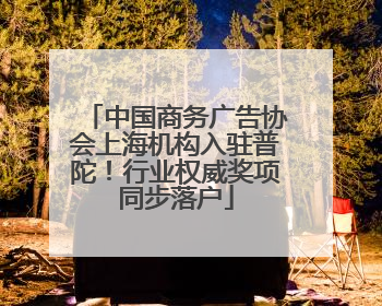 中国商务广告协会上海机构入驻普陀！行业权威奖项同步落户