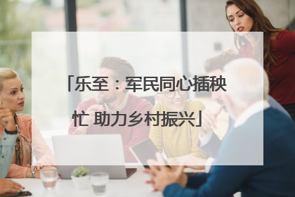 乐至：军民同心插秧忙 助力乡村振兴
