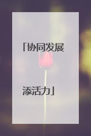 协同发展添活力
