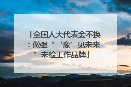 全国人大代表金不换：做强“‘豫’见未来”未检工作品牌