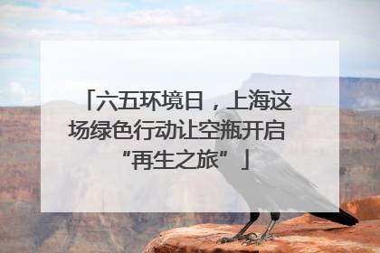 六五环境日，上海这场绿色行动让空瓶开启 “再生之旅”