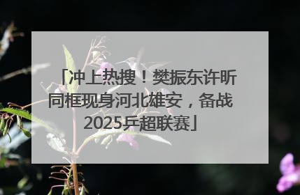 冲上热搜！樊振东许昕同框现身河北雄安，备战2025乒超联赛