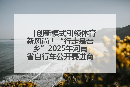 创新模式引领体育新风尚！“行走是吾乡”2025年河南省自行车公开赛进商圈系列赛落幕