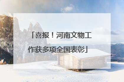 喜报！河南文物工作获多项全国表彰