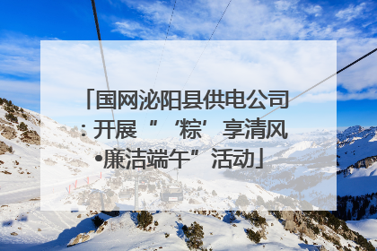 国网泌阳县供电公司：开展“‘粽’享清风 •廉洁端午”活动