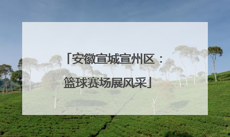 安徽宣城宣州区：篮球赛场展风采