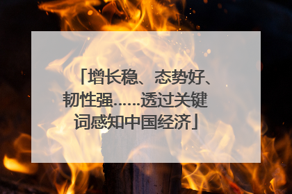增长稳、态势好、韧性强……透过关键词感知中国经济