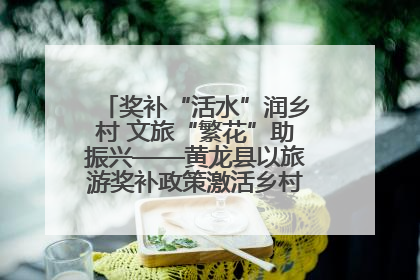 奖补“活水”润乡村 文旅“繁花”助振兴——黄龙县以旅游奖补政策激活乡村振兴新动能