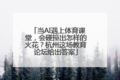 当AI遇上体育课堂，会碰撞出怎样的火花？杭州这场教育论坛给出答案