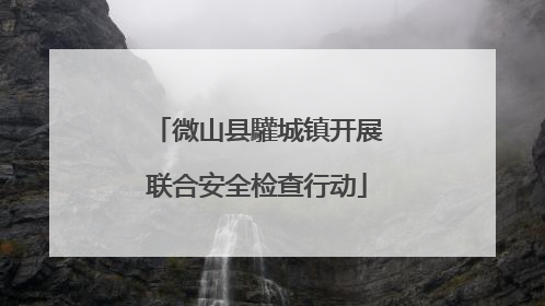 微山县驩城镇开展联合安全检查行动