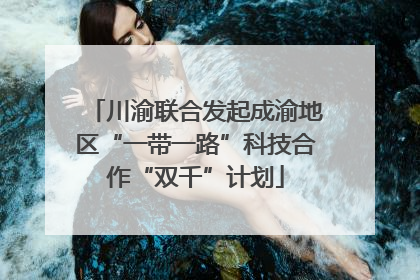 川渝联合发起成渝地区“一带一路”科技合作“双千”计划