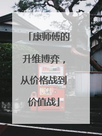 康师傅的升维博弈，从价格战到价值战