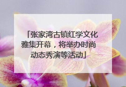 张家湾古镇红学文化雅集开幕，将举办时尚动态秀演等活动
