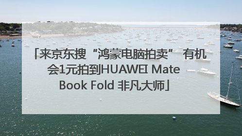 来京东搜“鸿蒙电脑拍卖” 有机会1元拍到HUAWEI MateBook Fold 非凡大师
