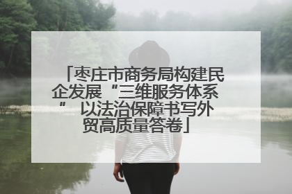 枣庄市商务局构建民企发展“三维服务体系” 以法治保障书写外贸高质量答卷