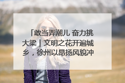 敢当弄潮儿 奋力挑大梁｜文明之花开遍城乡，徐州以昂扬风貌冲刺“万亿之城”