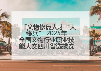 文物修复人才“大练兵” 2025年全国文物行业职业技能大赛四川省选拔赛即将启幕