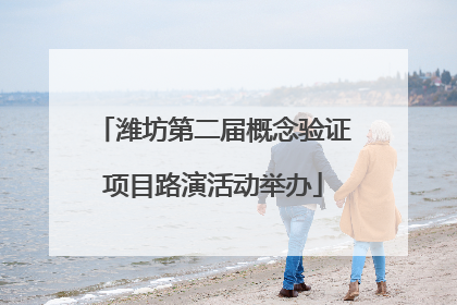 潍坊第二届概念验证项目路演活动举办