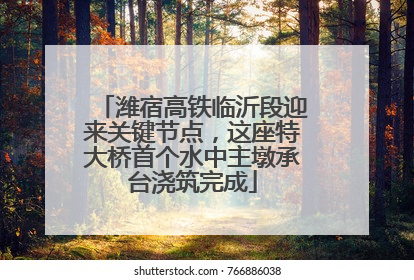潍宿高铁临沂段迎来关键节点，这座特大桥首个水中主墩承台浇筑完成