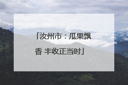 汝州市：瓜果飘香 丰收正当时