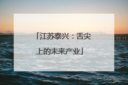 江苏泰兴：舌尖上的未来产业