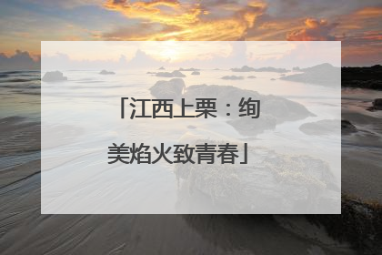 江西上栗：绚美焰火致青春