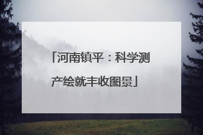 河南镇平：科学测产绘就丰收图景