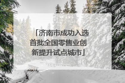济南市成功入选首批全国零售业创新提升试点城市