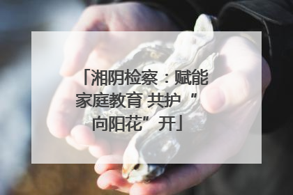 湘阴检察：赋能家庭教育 共护“向阳花”开