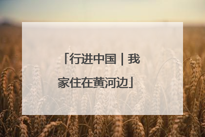 行进中国｜我家住在黄河边