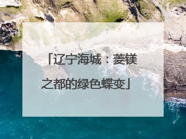 辽宁海城：菱镁之都的绿色蝶变