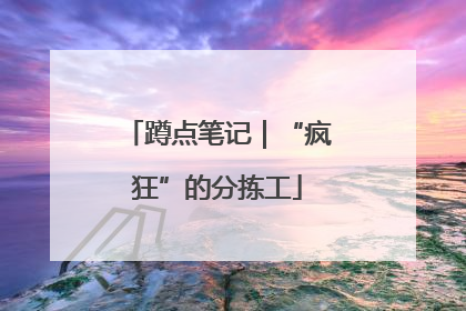 蹲点笔记｜“疯狂”的分拣工