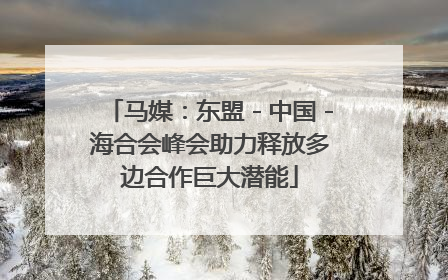 马媒：东盟－中国－海合会峰会助力释放多边合作巨大潜能