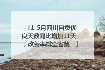 1-5月四川自贡优良天数同比增加11天，改善率排全省第一