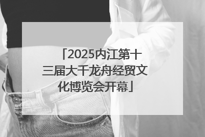 2025内江第十三届大千龙舟经贸文化博览会开幕