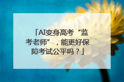 AI变身高考“监考老师”，能更好保障考试公平吗？